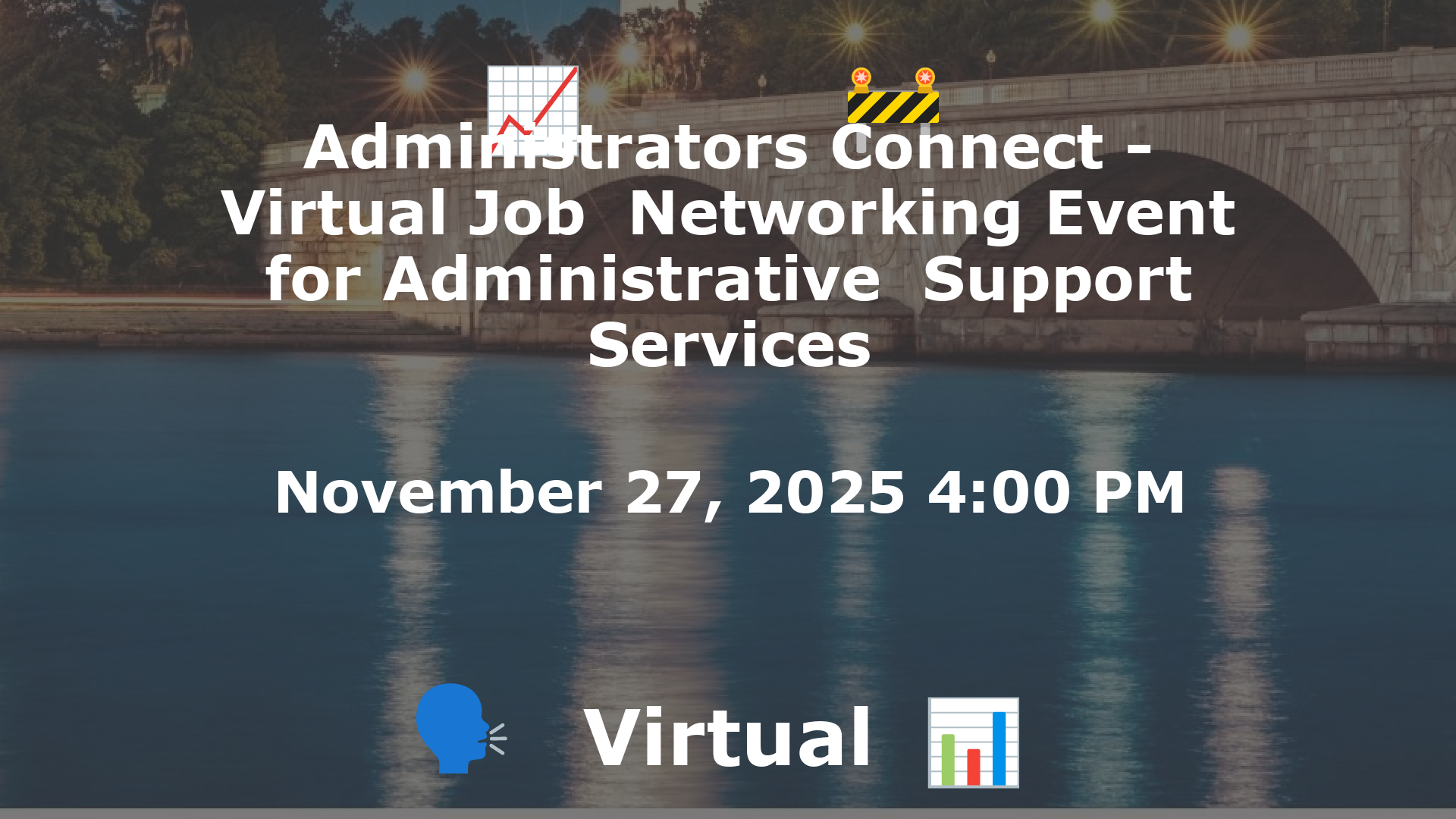 Administrators Connect - Virtual Job  Networking Event for Administrative  Support Services event image